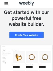 create a free wesite with weebly