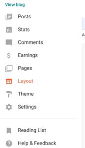 Blogger Dashboard Introduction