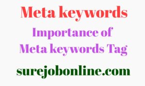 Importance of meta keywords tag