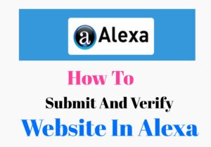 how to submit and verify your website in alexa