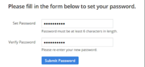 set password 