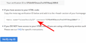 Click to verify Alexa account